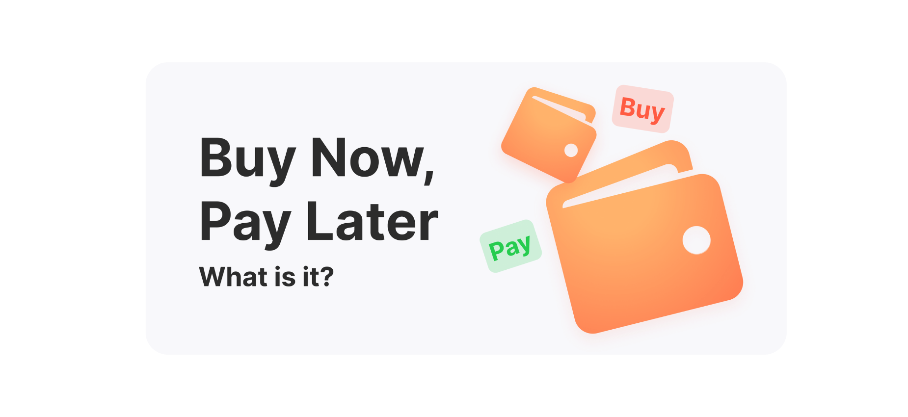All About BUY NOW PAY LATER Finance
